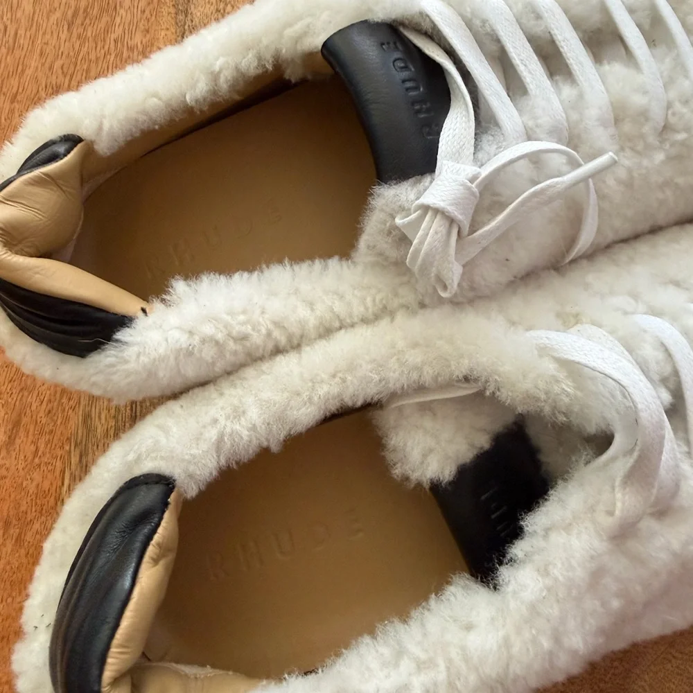 Rhude Sherpa Runner Fleece Loafers - Picture 6 of 7